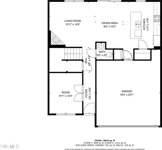 2358 Stream View Ln, Morristown, TN 37814 - home floor plan