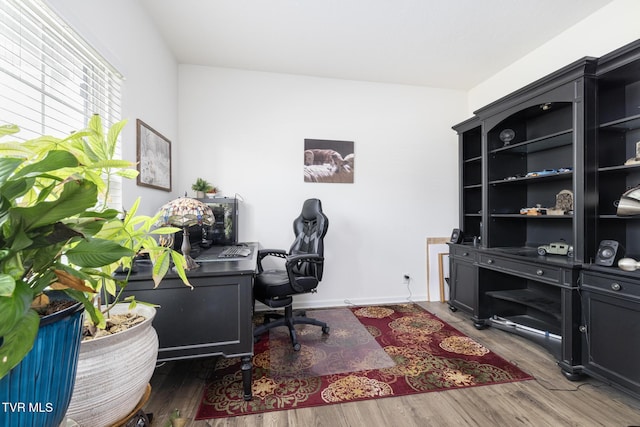 478 Brinkleys Way, Johnson City, TN 37615 - office area featuring wood finished floors and baseboards