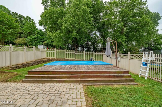 137 Highland Rd, Jonesborough, TN 37659 - view of pool with a wooden deck
