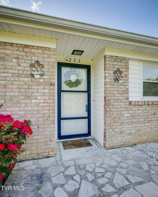253 Fairford Ln, Blountville, TN 37617 - view of exterior entry with brick siding