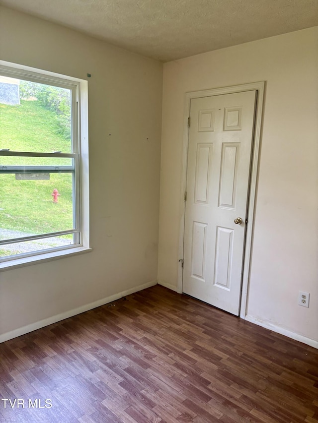 161 Jack Rival Way, Dungannon, VA 24245 - spare room with wood finished floors, baseboards, and a textured ceiling