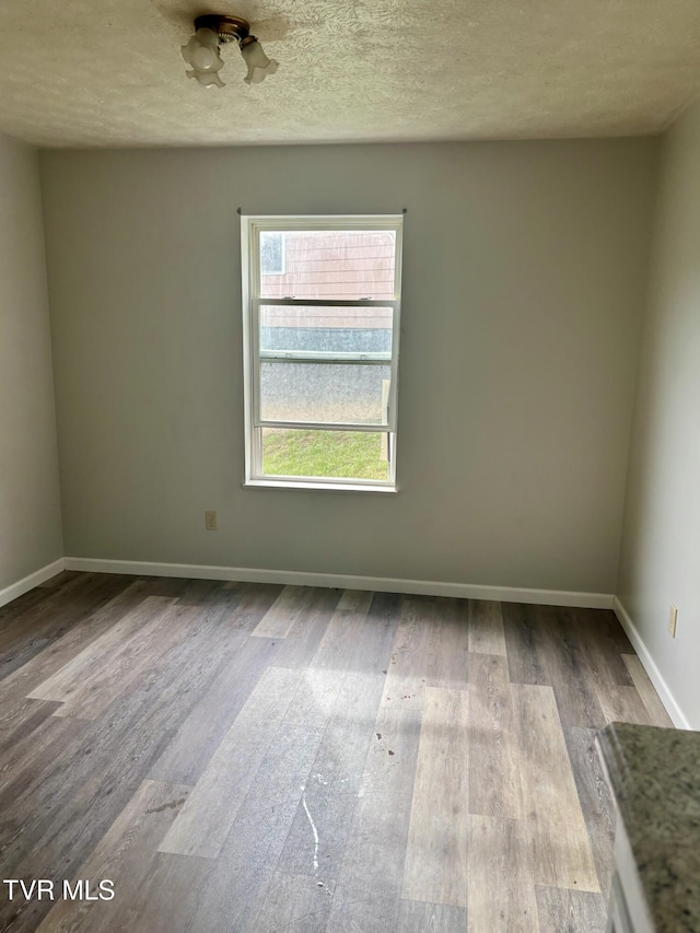161 Jack Rival Way, Dungannon, VA 24245 - spare room featuring wood finished floors, baseboards, and a textured ceiling