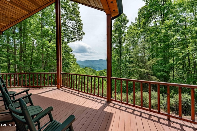 203 Bear Ridge Dr, Butler, TN 37640 - view of deck