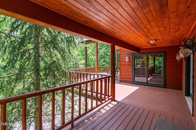 203 Bear Ridge Dr, Butler, TN 37640 - view of wooden terrace