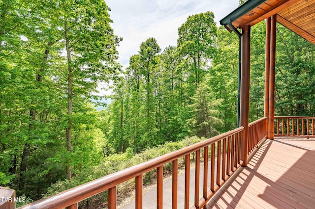 203 Bear Ridge Dr, Butler, TN 37640 - view of deck