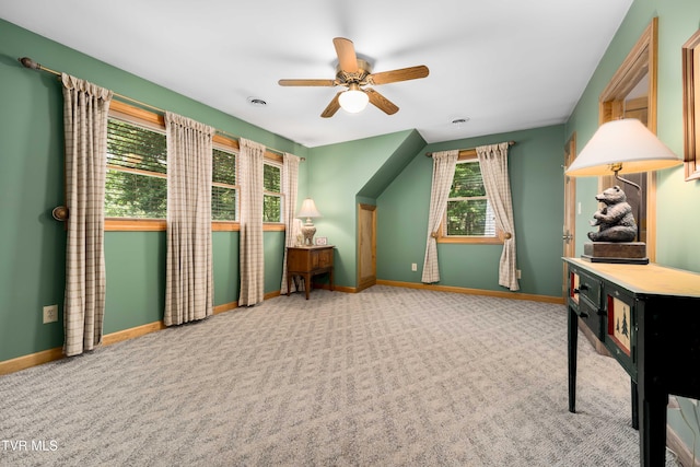 203 Bear Ridge Dr, Butler, TN 37640 - additional living space with carpet, a ceiling fan, and baseboards