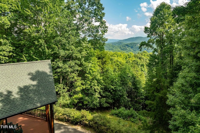 203 Bear Ridge Dr, Butler, TN 37640 - view of mountain background featuring a forest