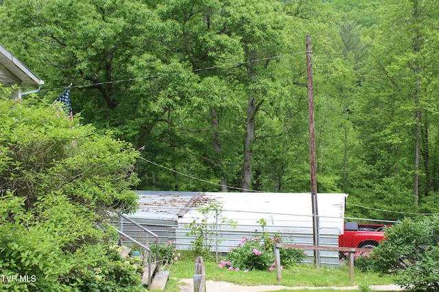 2967 Left Poor Valley Rd, Pennington Gap, VA 24277 - view of yard featuring a forest view