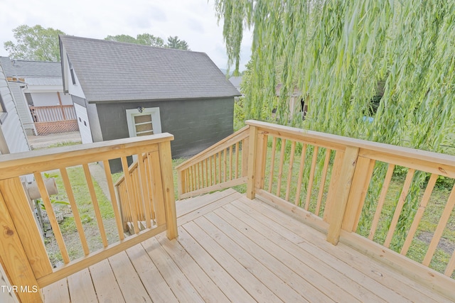 329 Clinch St, Kingsport, TN 37660 - view of wooden terrace