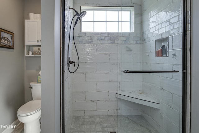 1 Celebration Ct, Johnson City, TN 37601 - bathroom with toilet and a stall shower