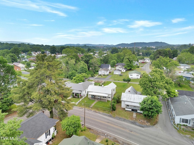 382 Texas Ave, Bristol, VA 24201 - aerial view of residential area featuring a mountainous background