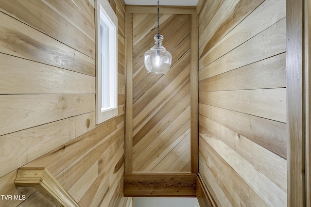 403 Catawba St, Erwin, TN 37650 - detailed view of wooden walls