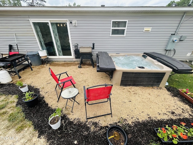 1029 Red Bud Ln, Rogersville, TN 37857 - rear view of property featuring a hot tub