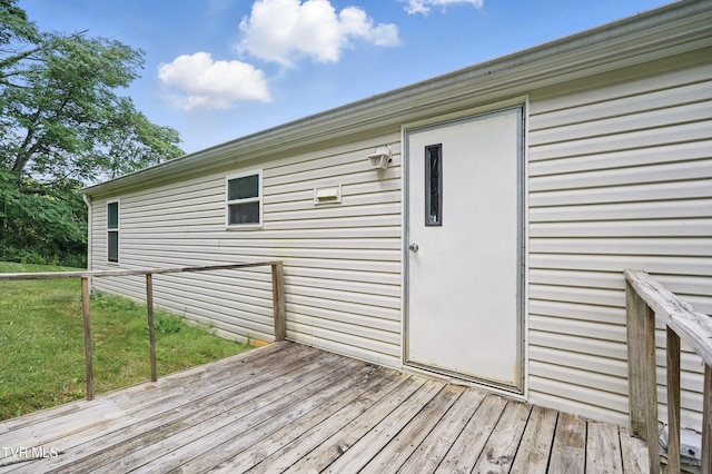 438 Horace Dillow Rd, Limestone, TN 37681 - deck with a yard
