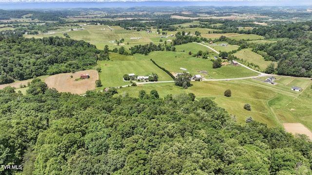 438 Horace Dillow Rd, Limestone, TN 37681 - aerial view of property and surrounding area with rural landscape and a heavily wooded area