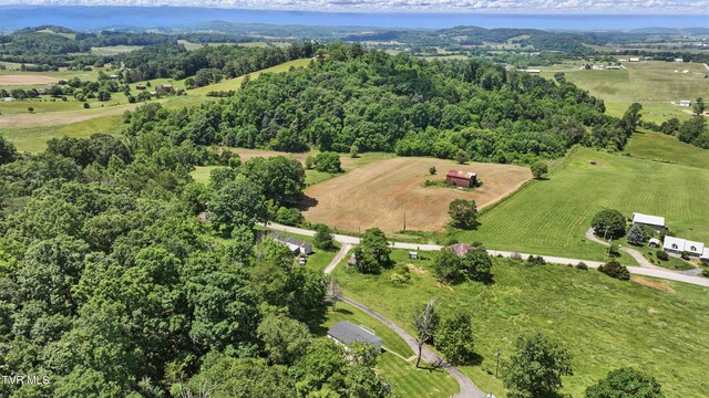 438 Horace Dillow Rd, Limestone, TN 37681 - aerial view of property's location featuring rural landscape