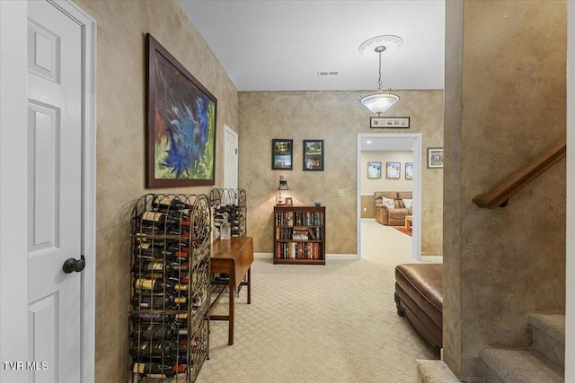 114 Highland Gate Dr, Johnson City, TN 37615 - wine area with carpet flooring and baseboards