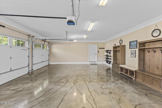 114 Highland Gate Dr, Johnson City, TN 37615 - garage featuring a garage door opener and baseboards