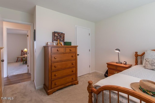 14227 Wellbridge Dr, Meadowview, VA 24361 - bedroom with light colored carpet and baseboards