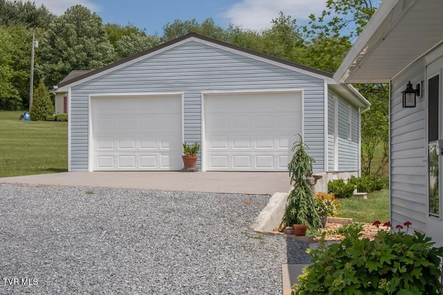 14227 Wellbridge Dr, Meadowview, VA 24361 - view of detached garage