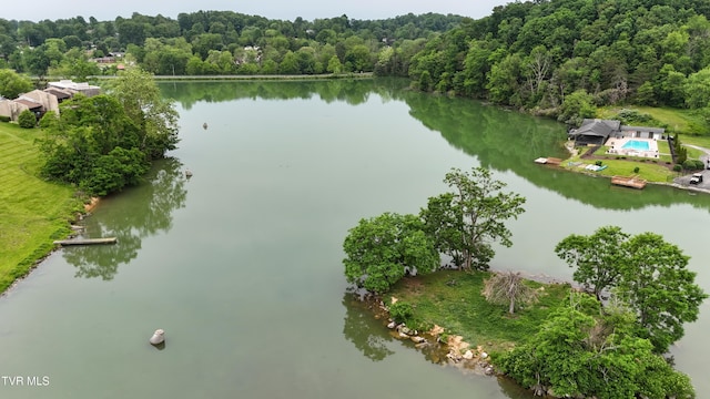 28 Kingsbridge St, Bristol, TN 37620 - bird's eye view of a large body of water and a forest