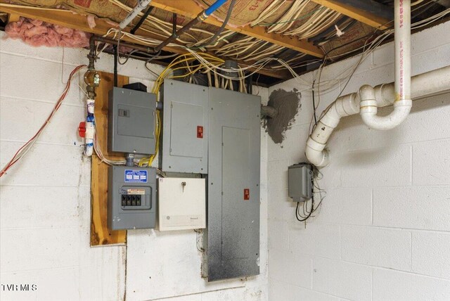 124 Highland Hills Dr, Gray, TN 37615 - utility room featuring electric panel