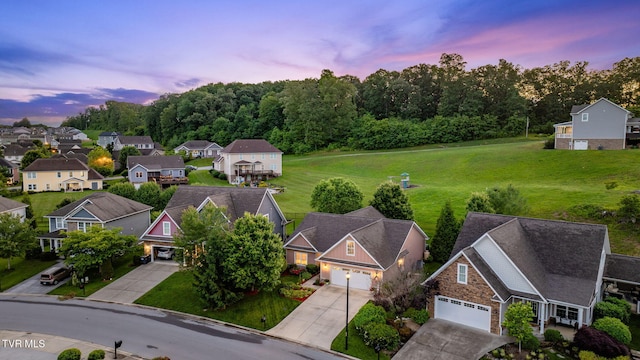 2420 Edinburgh Channel Rd, Kingsport, TN 37664 - aerial perspective of suburban area