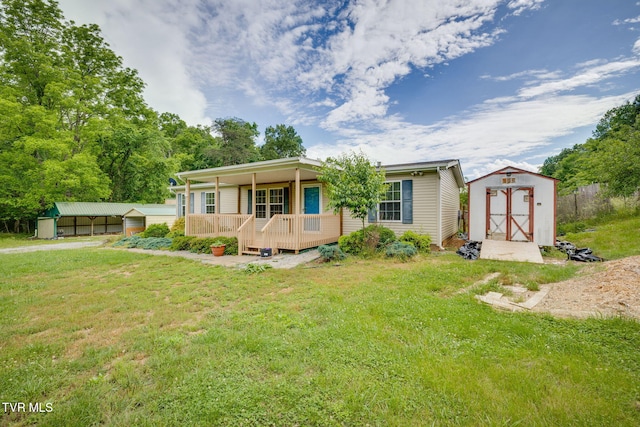 108 Richards Rd, Rogersville, TN 37857 - view of front of home featuring a front lawn and covered porch