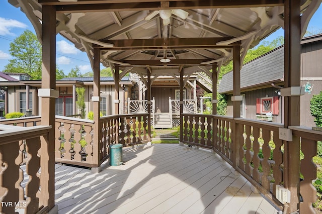 11316 Boggs Hollow Rd, Pound, VA 24279 - wooden terrace with a gazebo