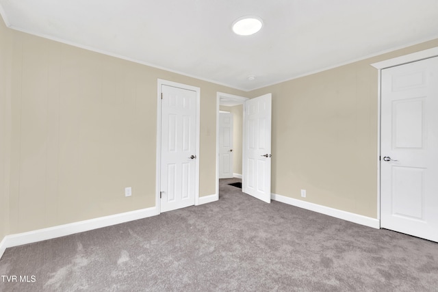 1241 Virginia Ave, Bristol, TN 37620 - unfurnished bedroom with crown molding, carpet, and baseboards