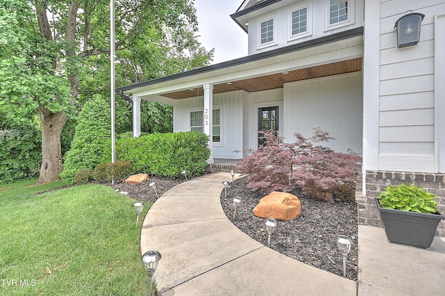 203 Riverwatch Cir, Kingsport, TN 37660 - property entrance with a porch