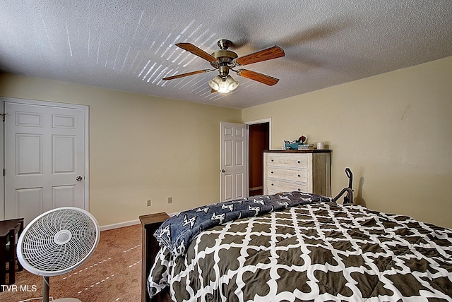 24 Lexington Ct Unit 6, Johnson City, TN 37615 - carpeted bedroom featuring a ceiling fan and baseboards