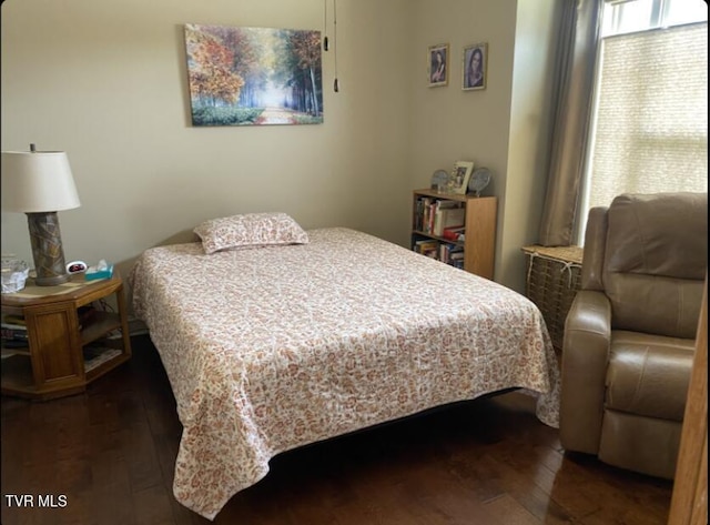 405 Coldwater Dr Unit 405, Johnson City, TN 37601 - bedroom with dark wood-style flooring