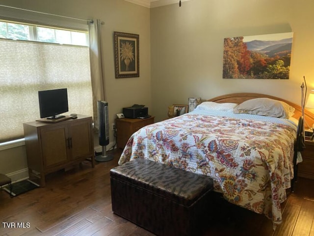 405 Coldwater Dr Unit 405, Johnson City, TN 37601 - bedroom with wood-type flooring and crown molding