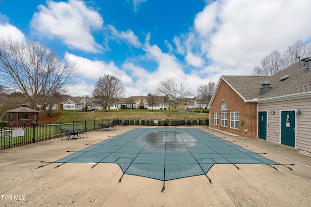 223 Avonlea Pl, Johnson City, TN 37604 - view of pool with a gazebo, a patio, and a residential view