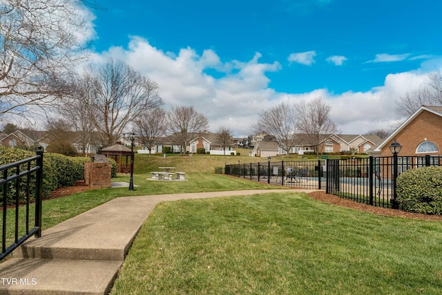 223 Avonlea Pl, Johnson City, TN 37604 - view of yard with a gazebo and a residential view