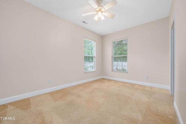 223 Avonlea Pl, Johnson City, TN 37604 - empty room featuring baseboards, carpet flooring, and ceiling fan