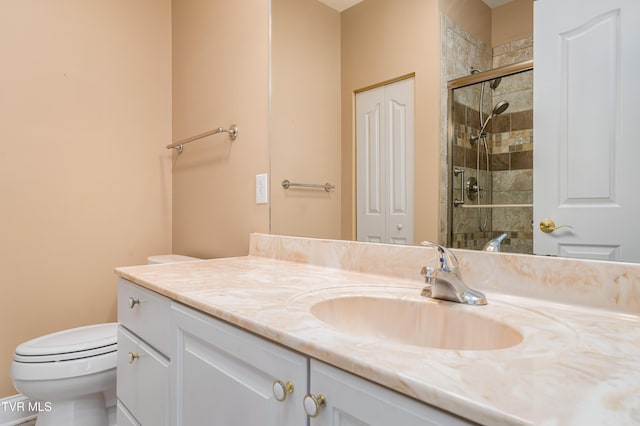 223 Avonlea Pl, Johnson City, TN 37604 - full bath featuring toilet, vanity, and a stall shower