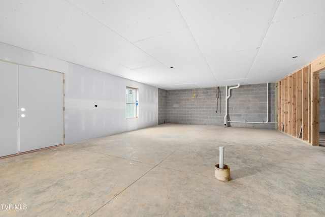 3313 Mckinley Rd, Johnson City, TN 37604 - below grade area featuring concrete block wall