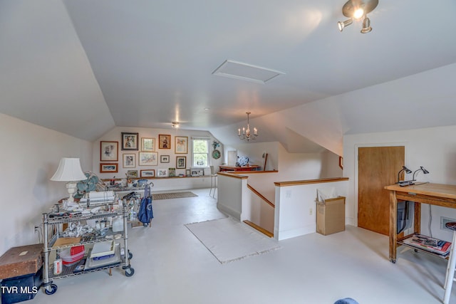 5621 John Gaines Blvd, Kingsport, TN 37664 - bonus room with lofted ceiling and finished concrete flooring