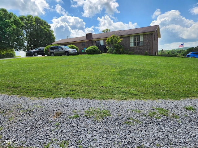 7083 Saint Clair Rd, Whitesburg, TN 37891 - single story home with brick siding and a chimney