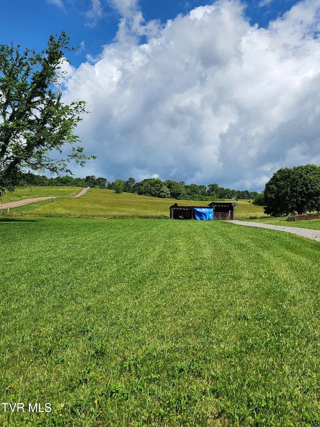 7083 Saint Clair Rd, Whitesburg, TN 37891 - view of green lawn featuring a view of countryside