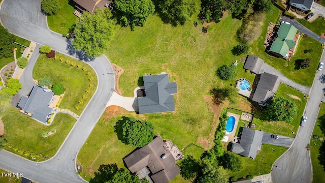 1 Sweetwood Dr, Johnson City, TN 37615 - aerial view of residential area with a pool