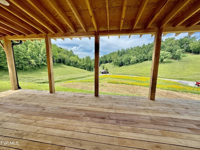 538 Punkton Rd, Del Rio, TN 37727 - wooden deck with a yard