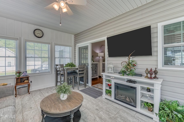 171 Brighton Pl, Bristol, TN 37620 - sunroom with wood walls