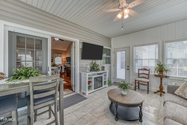 171 Brighton Pl, Bristol, TN 37620 - sunroom / solarium with wooden walls