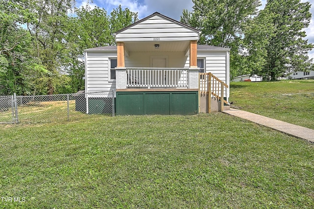 2221 Elizabethton Hwy, Johnson City, TN 37601 - rear view of house featuring a porch