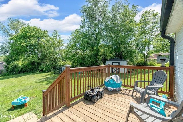 120 Stine St, Bristol, TN 37620 - deck featuring a lawn