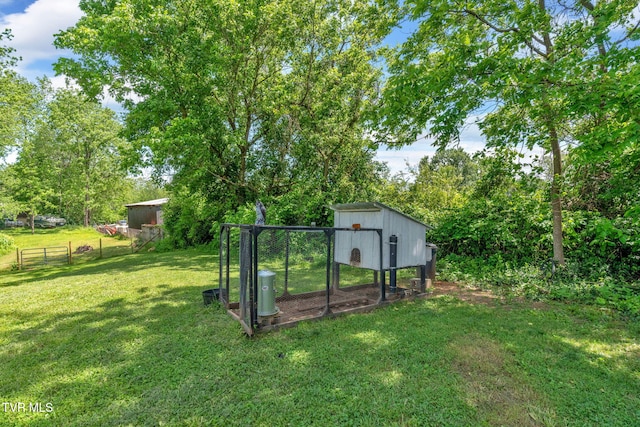 120 Stine St, Bristol, TN 37620 - view of yard with exterior structure and an outbuilding