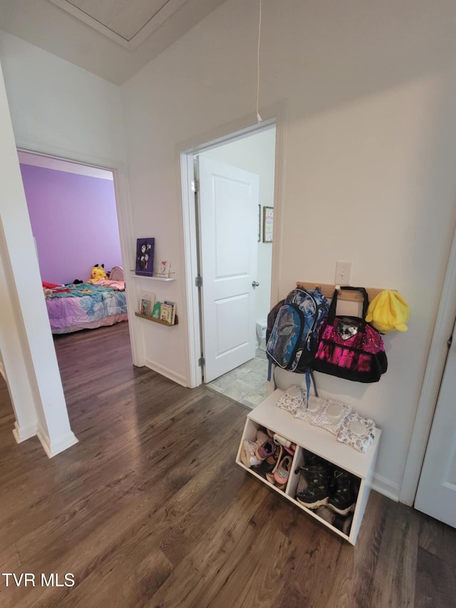 1202 Raccoon Ln, Piney Flats, TN 37686 - hall featuring wood finished floors and baseboards